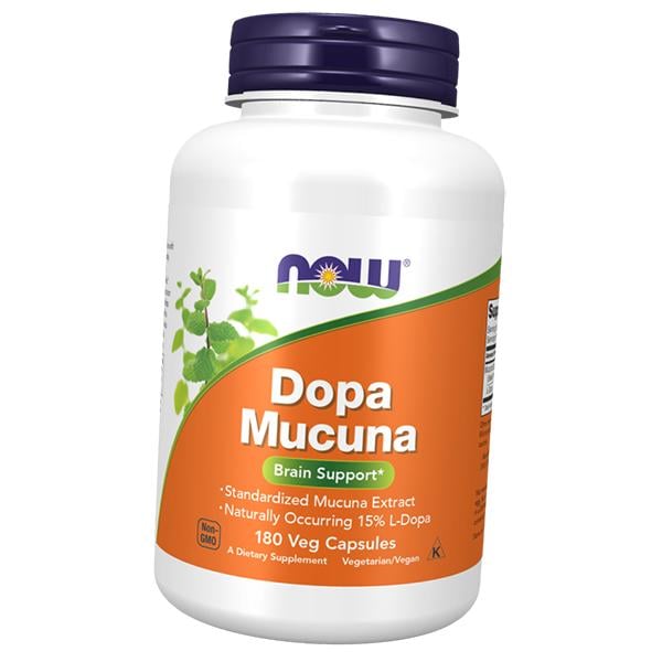 Мукуна жгучая Now Foods Dopa Mucuna 180 вег. капс. (71128137)