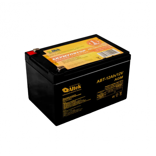 Аккумуляторная батарея Altek ABT 12 Аh 12 V AGM (12V12AH)