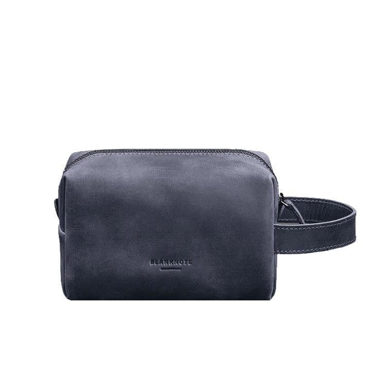 Косметичка-несесер шкіряна 5.0 Crazy Horse Темно-синій (A-027465)