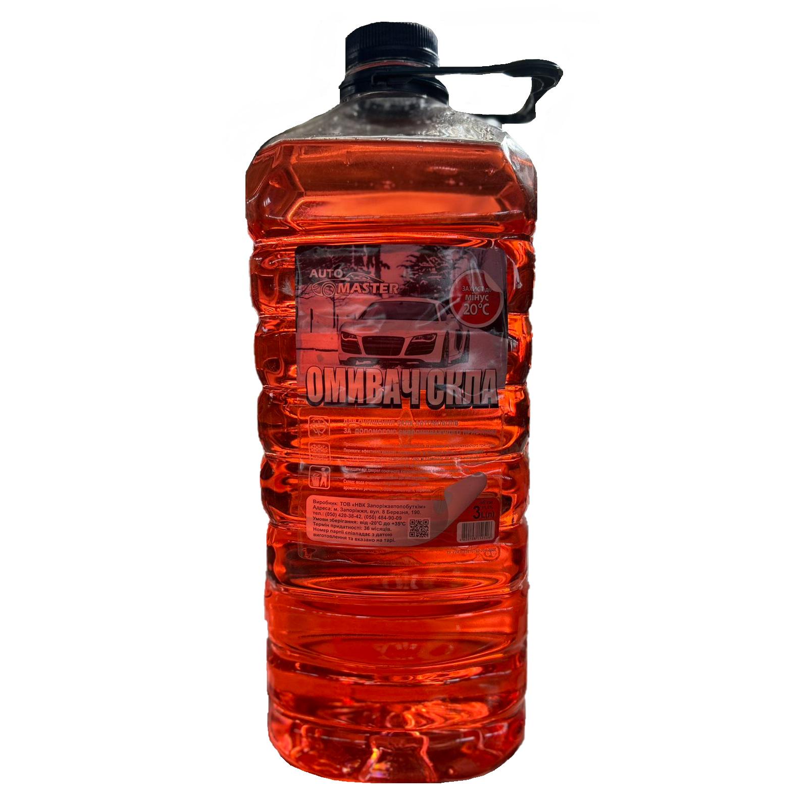Омыватель стекла зимний Auto Master -20°C Красный 3 л (193537) Омыватель стекла зимний Auto Master -20°C Красный 3 л (193537)