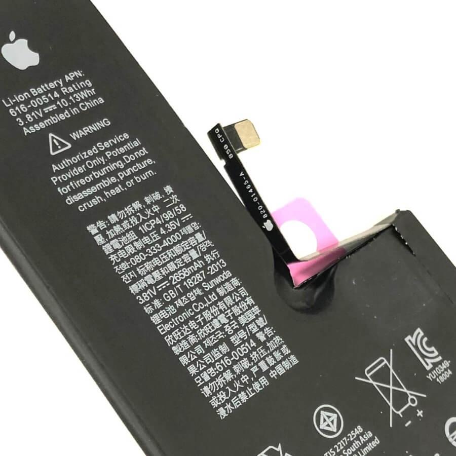 Аккумулятор для Apple iPhone XS 2658 mAh PRC (11561676) - фото 3