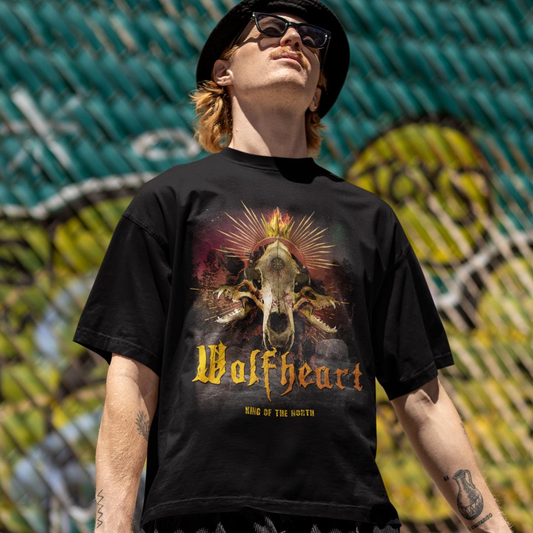 Футболка унисекс Wolfheart King of the North 2XL Черный (00000009204)