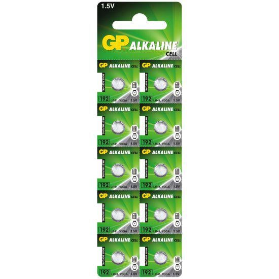 Батарейка GP 192 LR41 Alkaline блістер (37156840) Батарейка GP 192 LR41 Alkaline блістер (37156840)