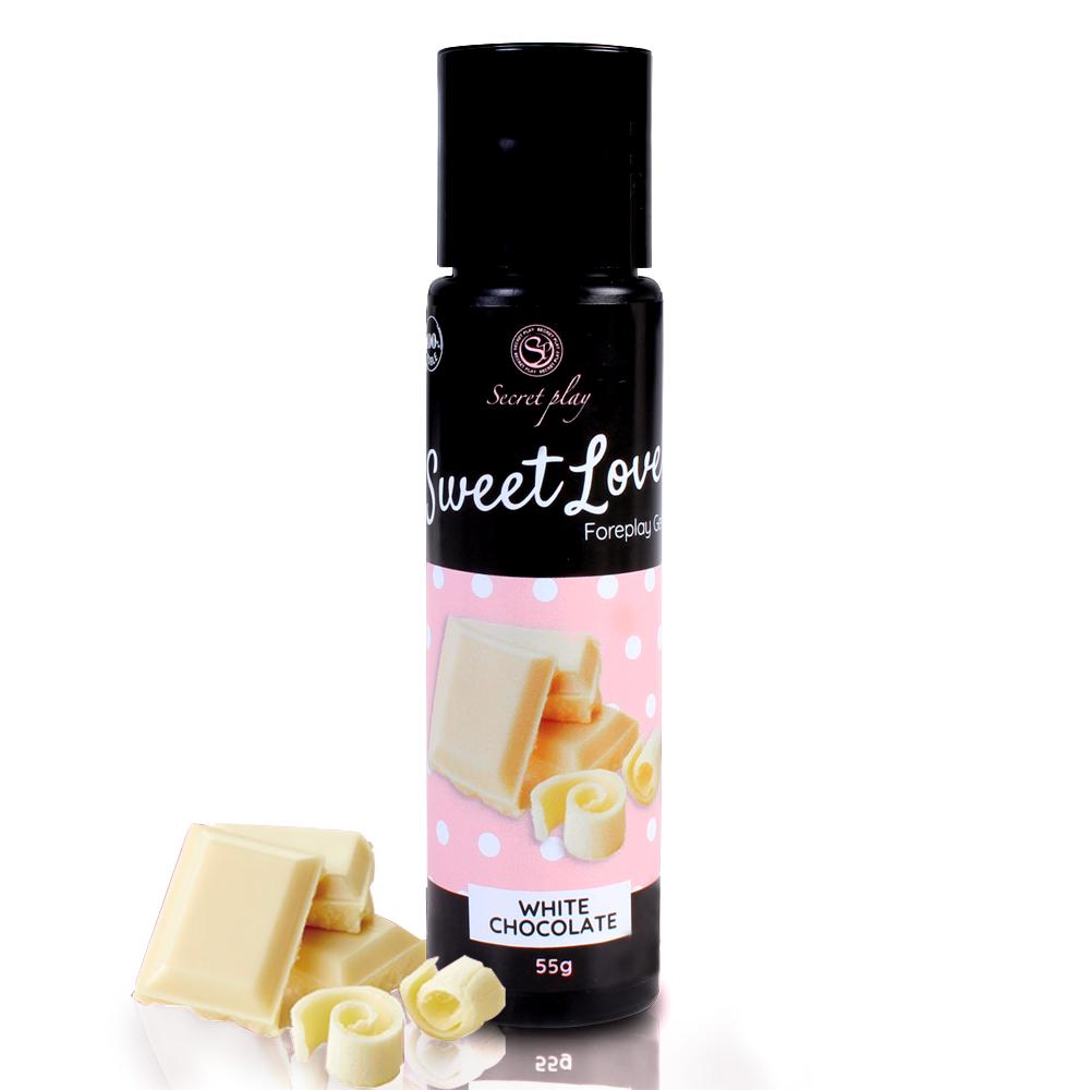 Вкусовой лубрикант Secret Play White Chocolate Sweet Love 60 мл - фото 3