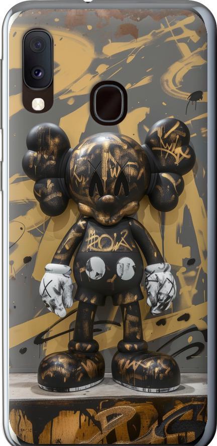 Чехол на Samsung Galaxy A20e A202F Bronze kaws (6097u-1709-42517)