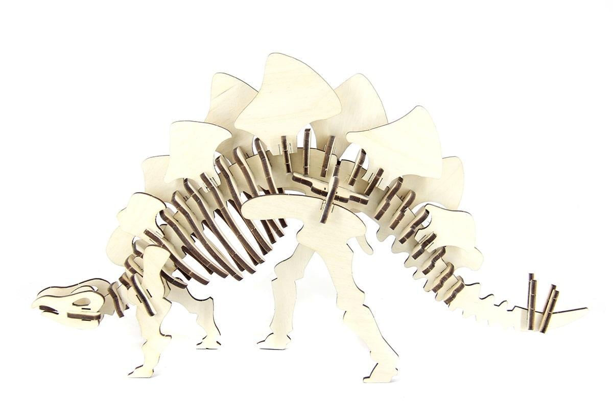 Деревянный конструктор Стегозавр 50 деталей