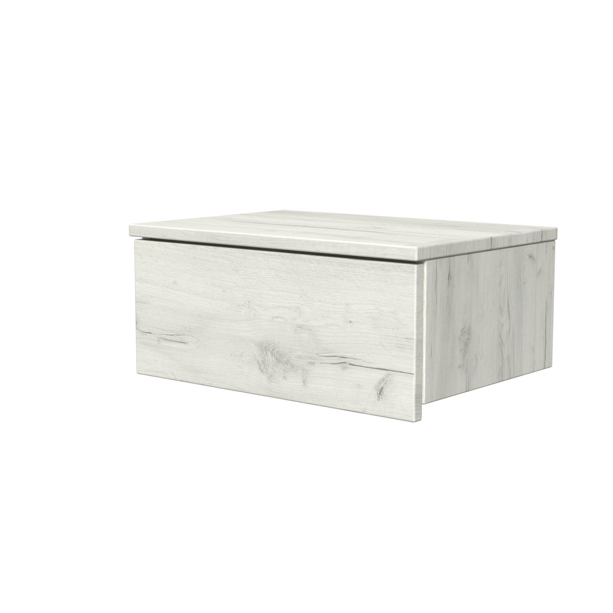 Тумба прикроватная ТП2 SENAM 180х450х310 мм ДСП Дуб Крафт Белый - фото 3 Тумба прикроватная ТП2 SENAM 180х450х310 мм ДСП Дуб Крафт Белый - фото 3