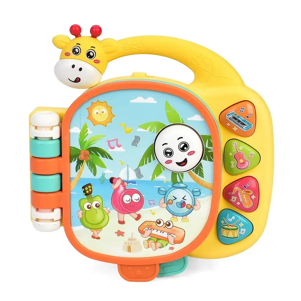 Книжка музична розвивальна WOW TOYS 855-154A Жирафка (2630436614)