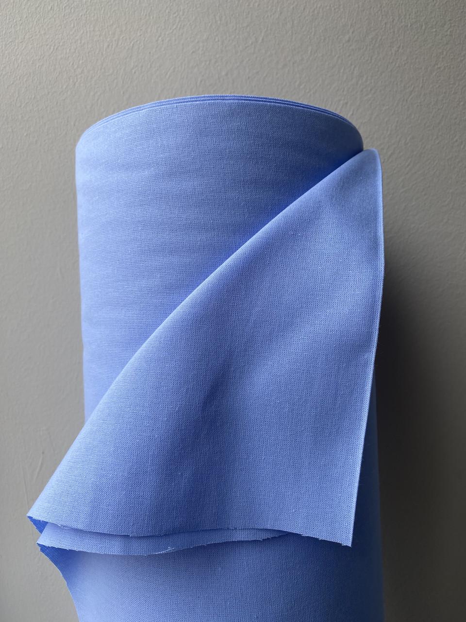 Ткань LINEN PLUS 100% хлопок 250 см 435 Волошковый Ткань LINEN PLUS 100% хлопок 250 см 435 Волошковый