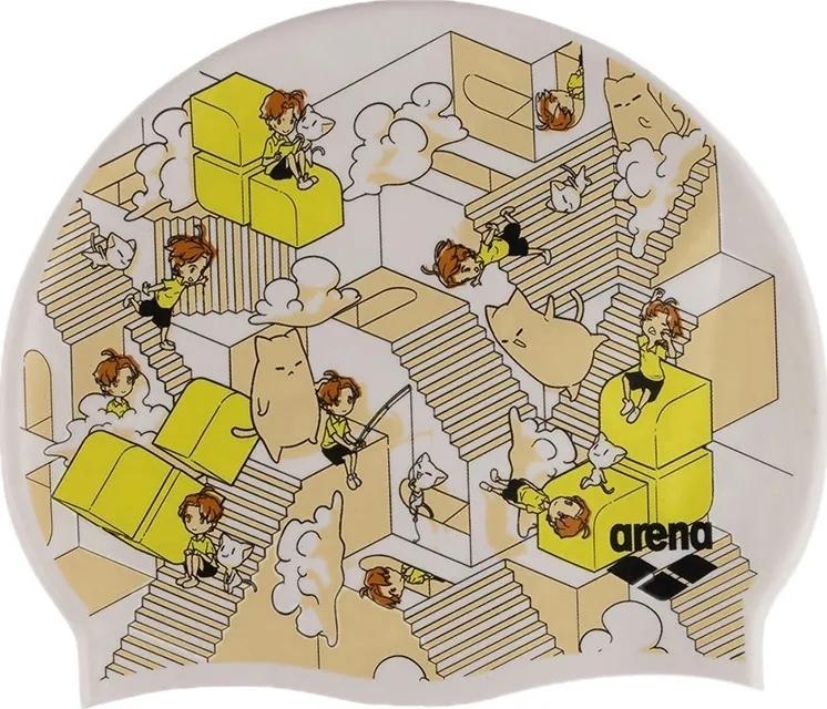 Шапочка для плавання дитяча Arena PRINT JR Різнокольоровий (94171-237)