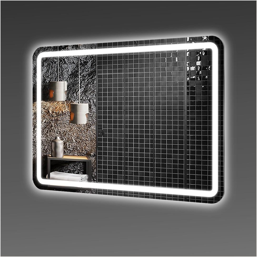 Зеркало EKVATOR MLP-35 с комбинированной LED-подсветкой Премиум 60x80 см