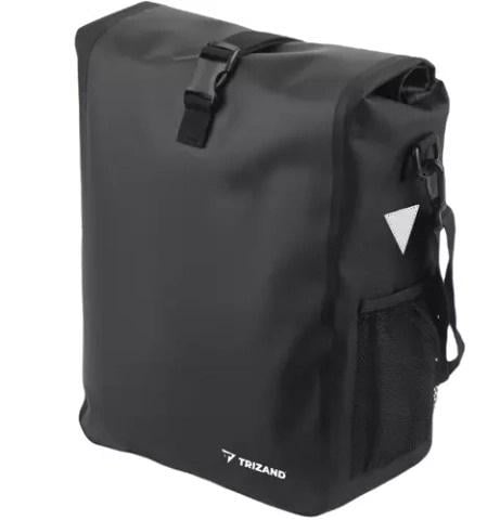 Сумка велосипедная водонепроницаемая на багажник 20 л Черный