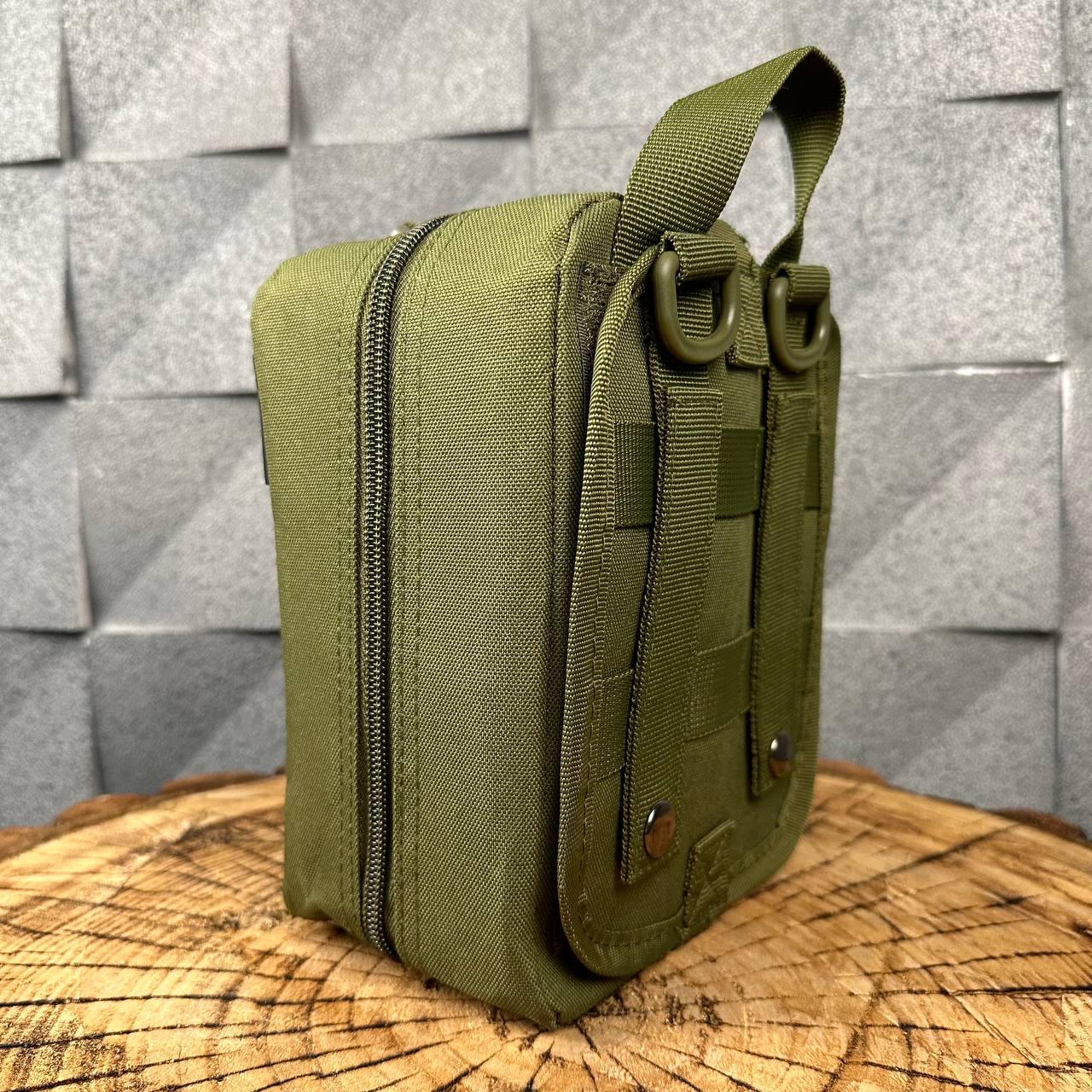 Подсумок для аптечки быстрого сброса стандарт НАТО Оливковый - фото 11 Подсумок для аптечки быстрого сброса стандарт НАТО Оливковый - фото 11