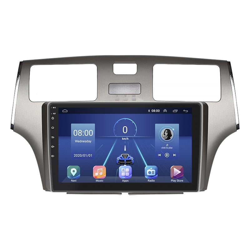 Штатна магнітола Lesko для Lexus ES IV Рестайлинг 2003-2006 екран 9" 6/128Gb 4G Wi-Fi GPS Top Лексус