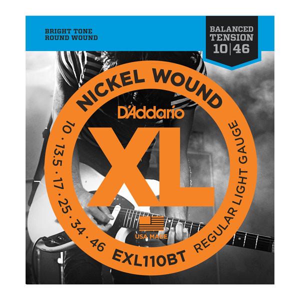 Струны для электрогитар D’ADDARIO EXL110BT (10-46)