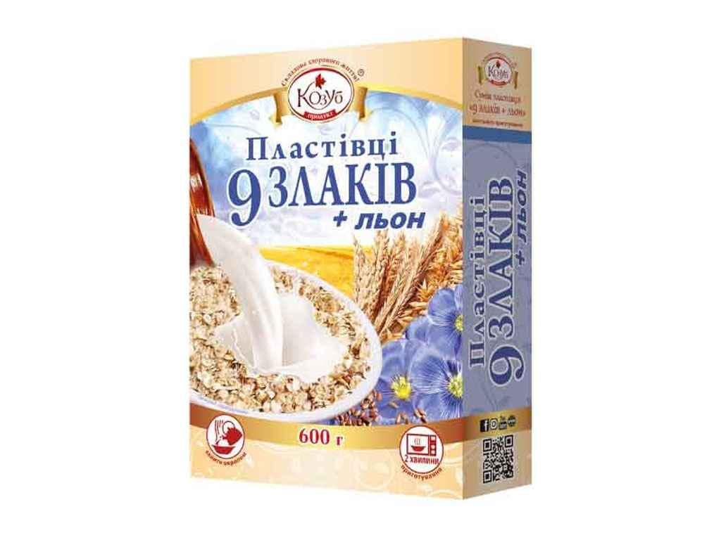 Хлопья Козуб Продукт 9 злаков/лен 600 г (858586)