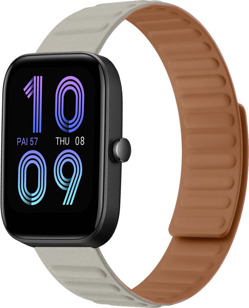 Ремінець Magneter для Amazfit Bip 3 Beige (28065-34) - фото 1
