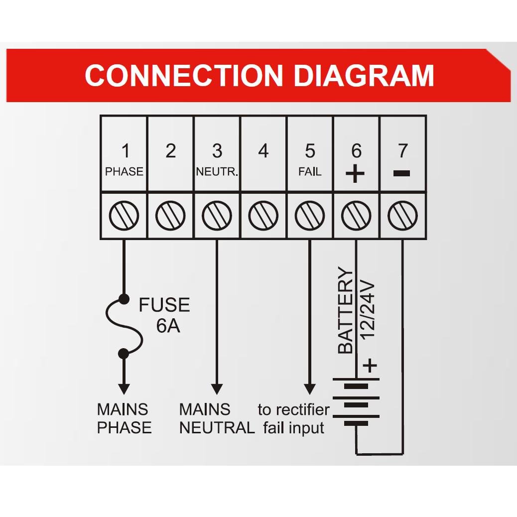 Зарядний пристрій акумулятора DATAKOM BC-125 12 В 5А DIN rail - фото 4