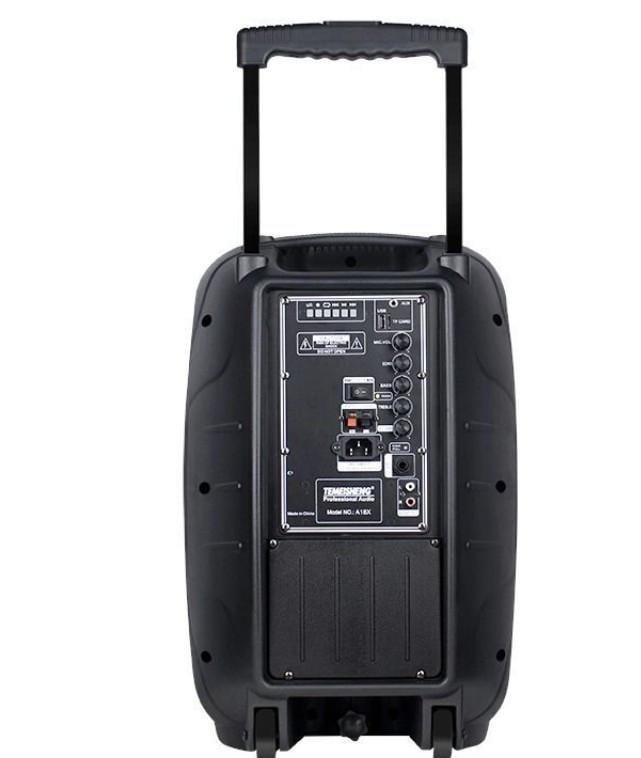 Портативна акустична система та 2 мікрофони Temeisheng A18X 12" (2580523779) - фото 2 Портативна акустична система та 2 мікрофони Temeisheng A18X 12" (2580523779) - фото 2