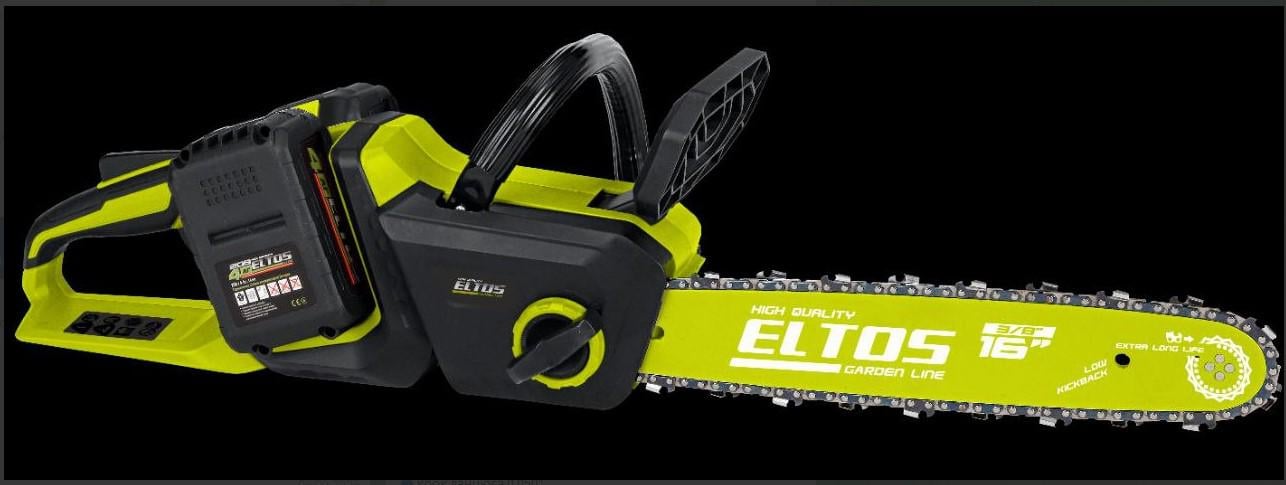 Пила ланцюгова акумуляторна ELTOS АПЦ-40А/16-4 (29818275) - фото 4 Пила ланцюгова акумуляторна ELTOS АПЦ-40А/16-4 (29818275) - фото 4