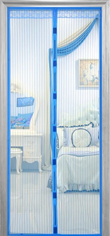 Москитная сетка на магнитах Magic Mesh 210х100 см Голубой