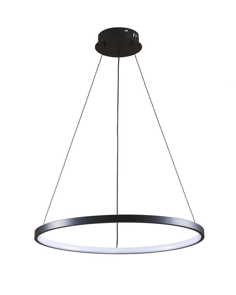 Светильник подвесной Polux 329158 Lea 1 LED 1x20W 4000K 2600Lm IP20 Черный (36318047)
