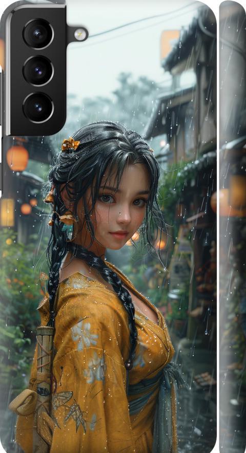 Чехол на Samsung Galaxy S21 Plus Anime-girl (6133m-2115-42517)