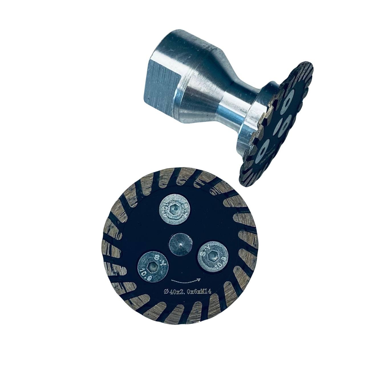 Диск отрезной алмазный с фланцем 40х2х6хМ14 (29560077)