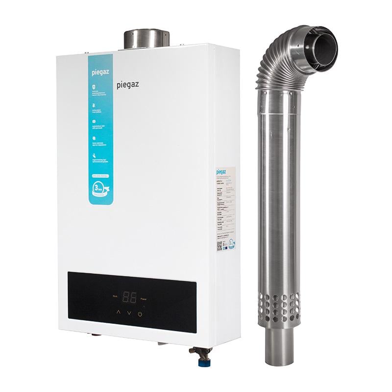 Колонка газова турбована Piegaz Hermes A Turbo White (67792)