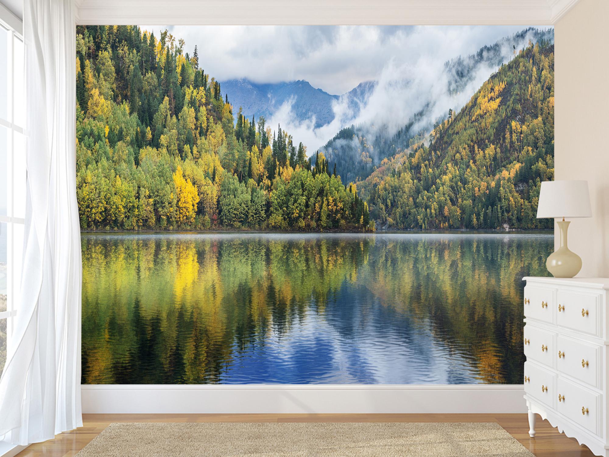 Фотообои флизелиновые Upstream Тишина горного озера 285х190 см (S5NTR-091/4) - фото 4