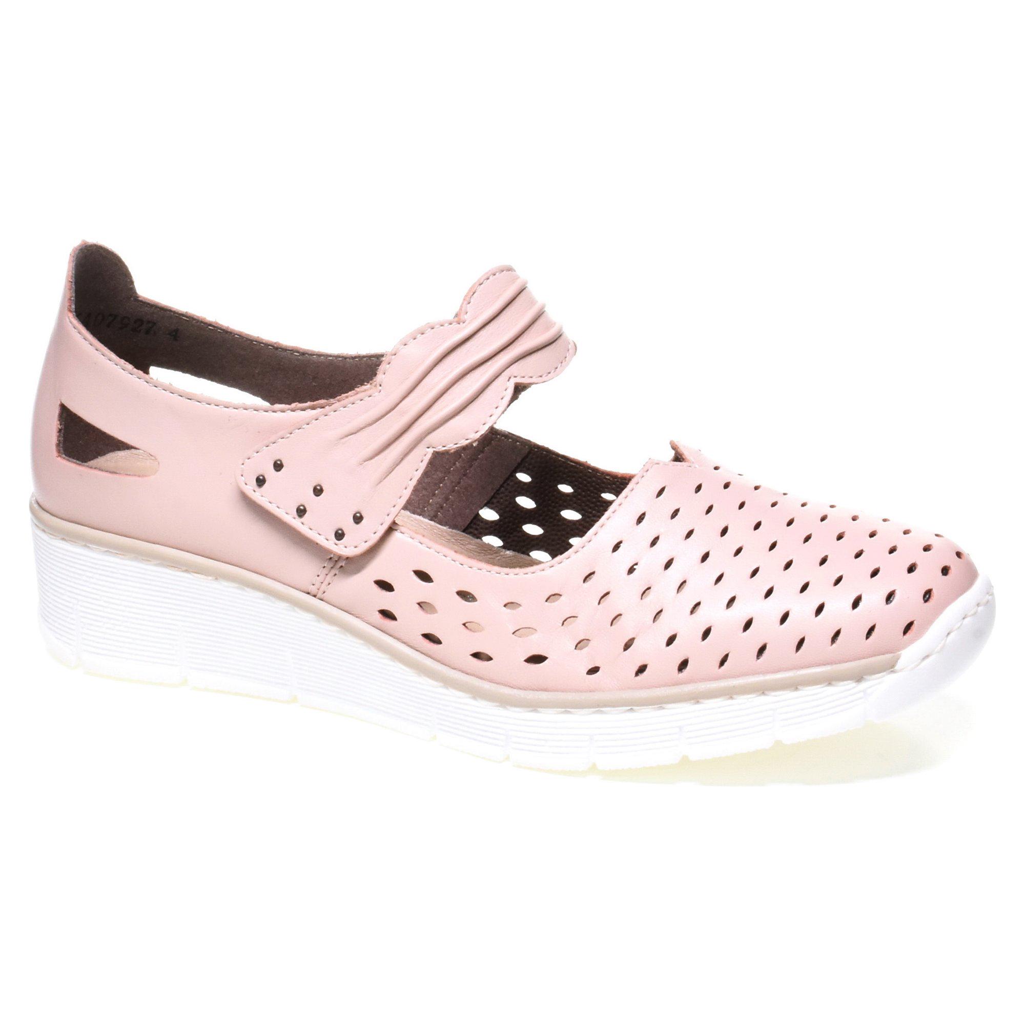 Туфли женские весенние Rieker р. 37 Розовый (088967-37)