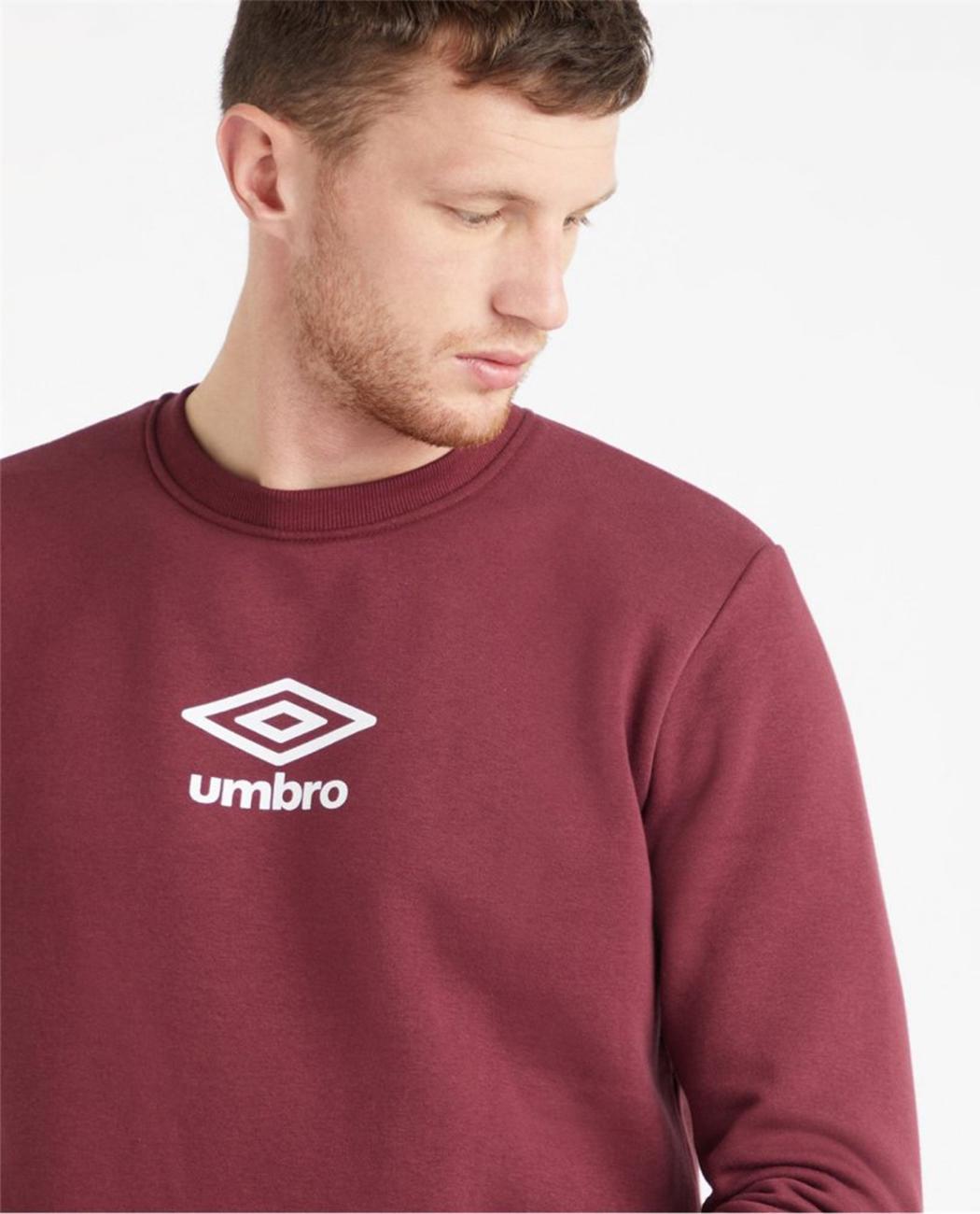 Світшот утеплений Umbro Active 529582 L бордовий (2529582084300) - фото 2
