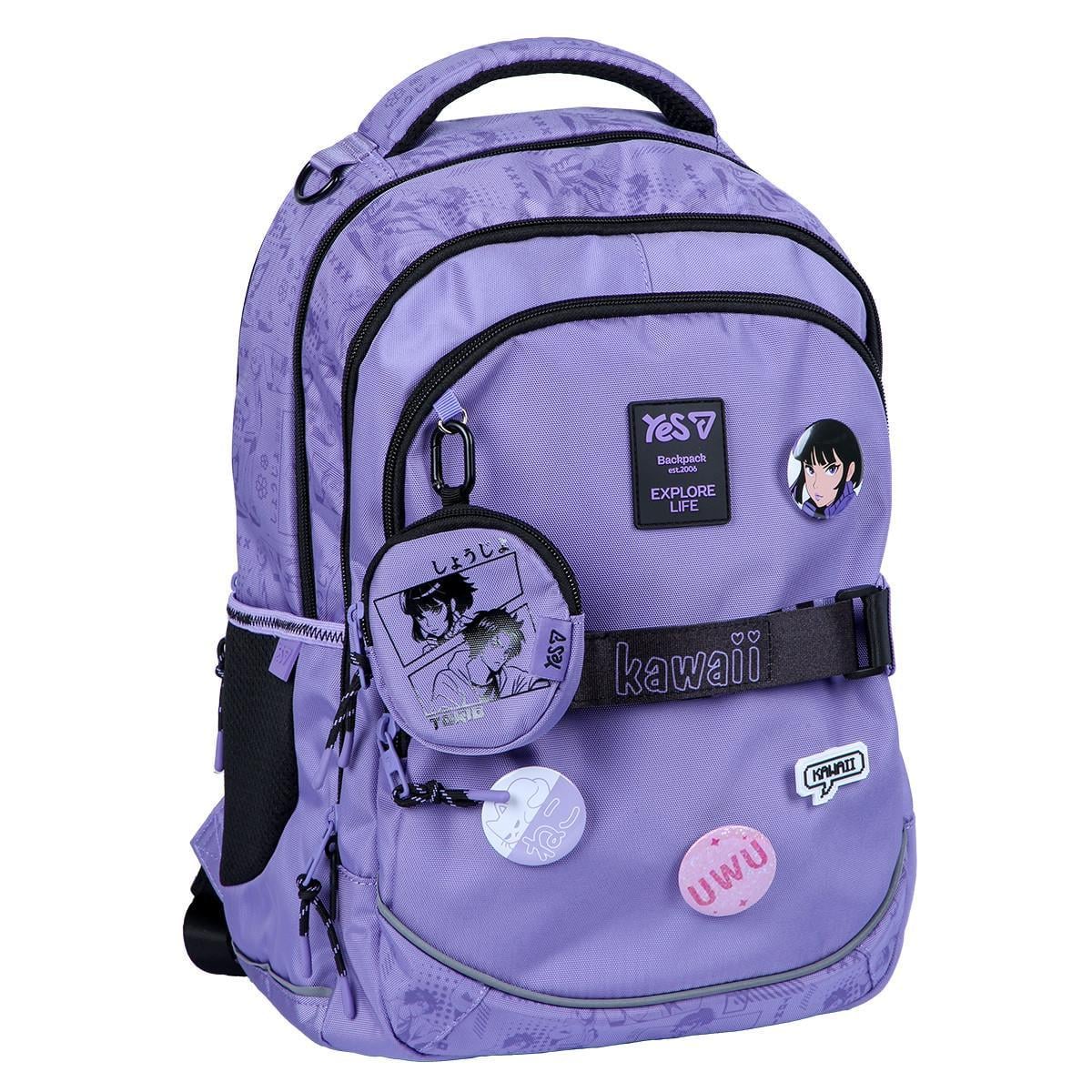 Рюкзак школьный YES Kawaii TS-59M для девочки 42 см (550389) Рюкзак школьный YES Kawaii TS-59M для девочки 42 см (550389)