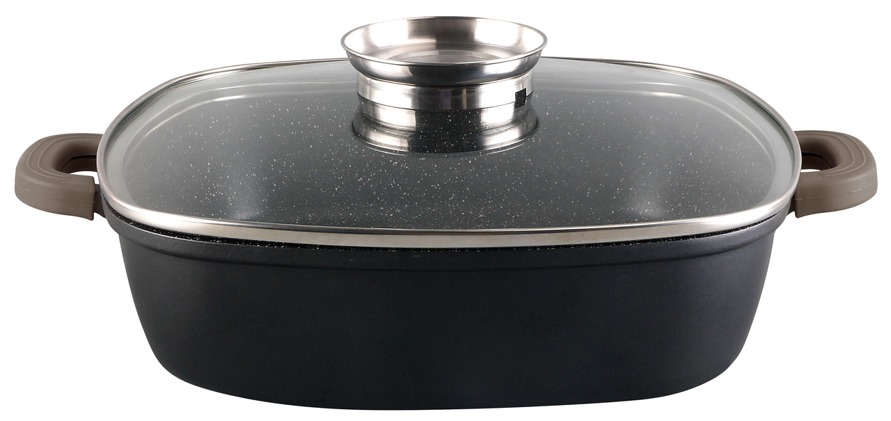 Сотейник с крышкой Ringel Meyer с двумя ручками и накладками 28 см 4,2 л (RG-2129-28s)