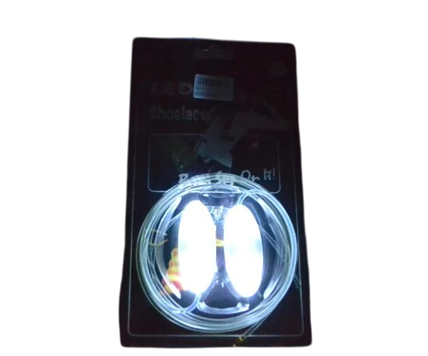 Шнурки світлодіодні круглі для взуття Білий (28342) Шнурки світлодіодні круглі для взуття Білий (28342)