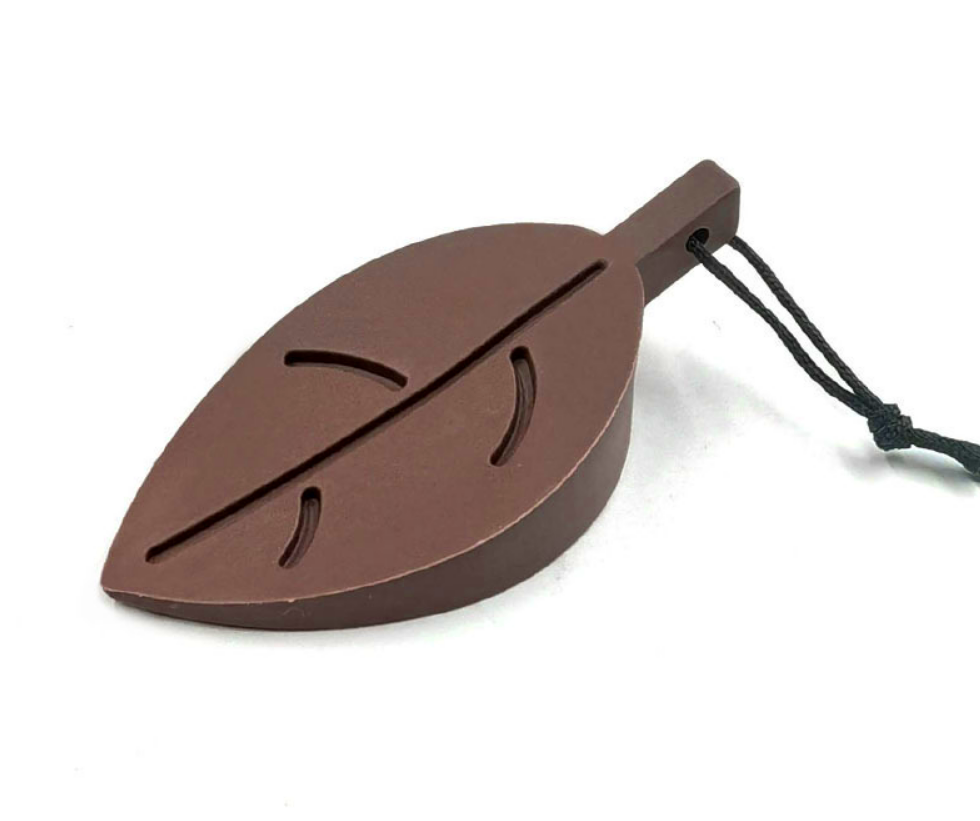 Стопор блокиратор двери напольный Листок Коричневый (11-19-1228-К)