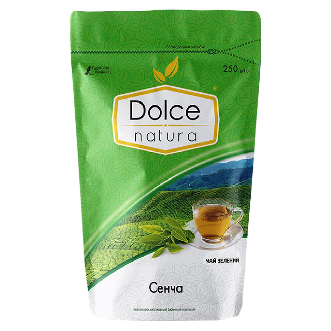 Чай зеленый китайский листовой Dolce Natura Сенча 250 г (20584446)