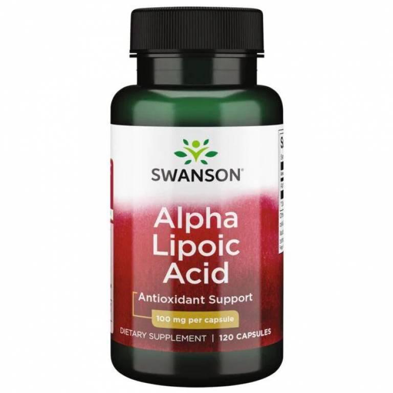 Альфа-липоевая кислота Swanson Alpha Lipoic Acid 100 mg 120 Caps Альфа-липоевая кислота Swanson Alpha Lipoic Acid 100 mg 120 Caps