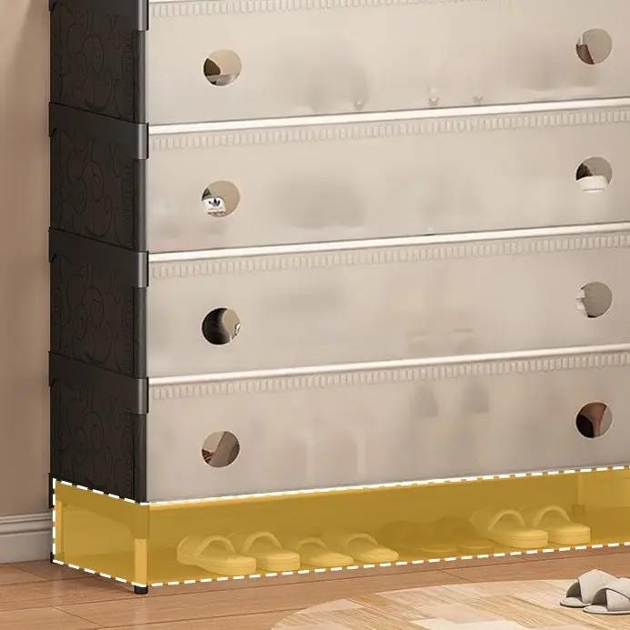 Шафа для взуття пластикова на 6 полиць 140x63x28 см (17159) - фото 8 Шафа для взуття пластикова на 6 полиць 140x63x28 см (17159) - фото 8