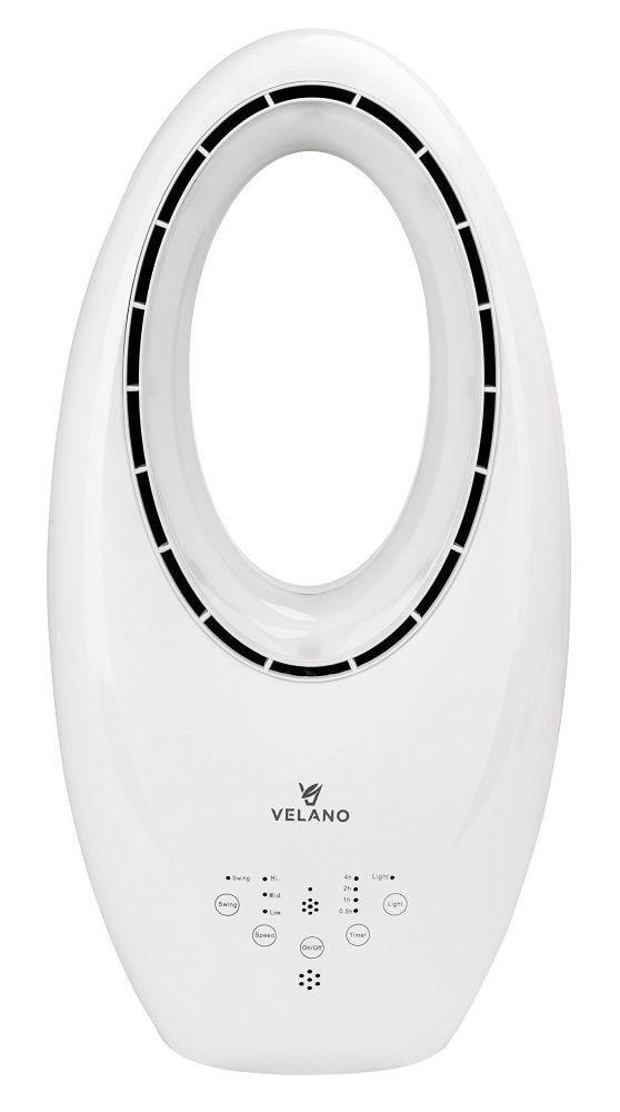 Вентилятор безлопастной Velano с LED подсветкой поворотный