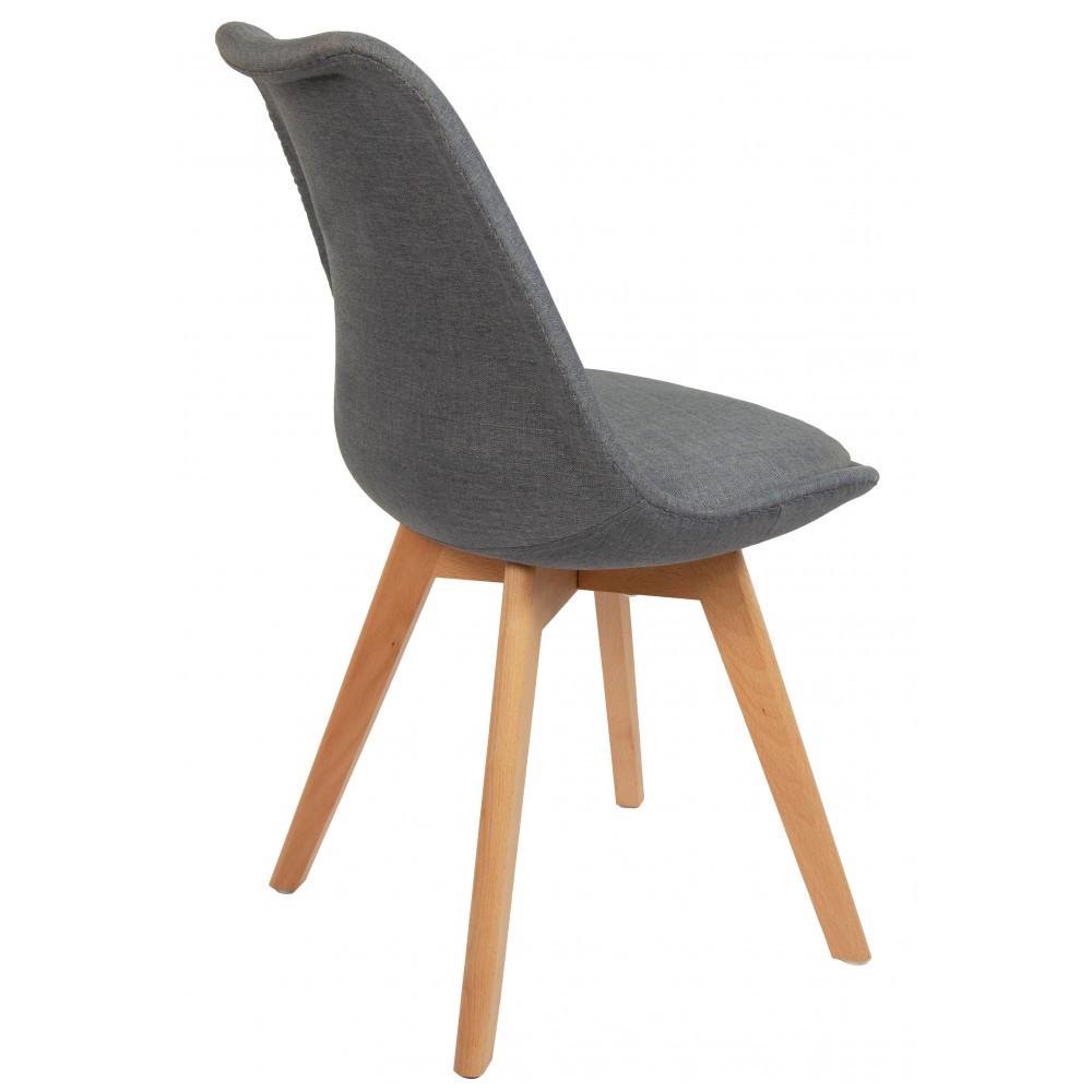 Стул для кухни обеденный Bonro B-4874 Серый (42300087) - фото 4