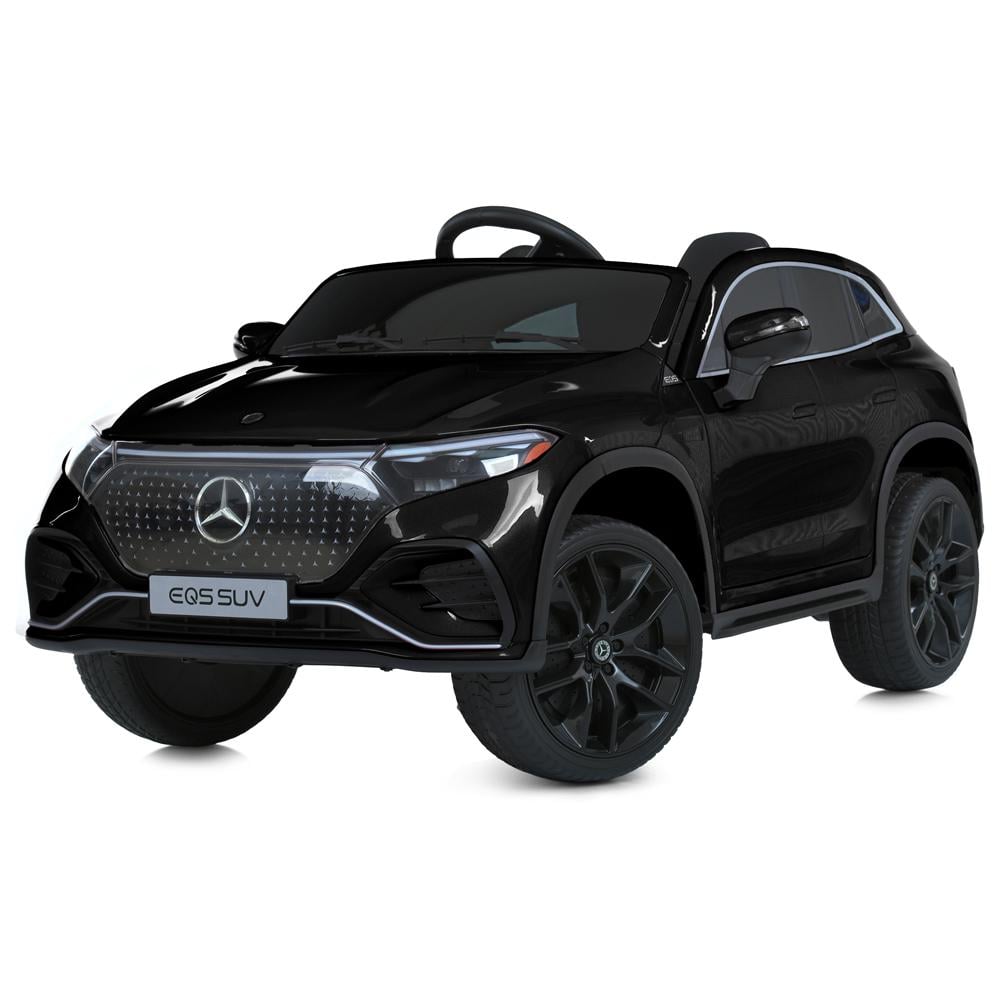 Детский электромобиль на аккумуляторе Джип Mercedes EQ5 с пультом радиоуправления для детей 3-8 лет Черный (2674911785)