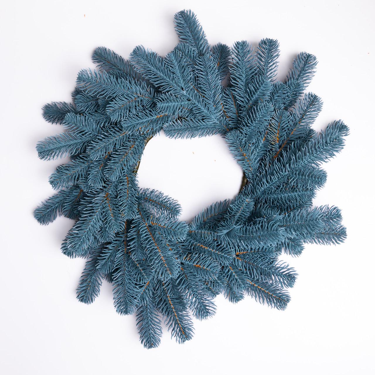 Венок рождественский 60 см Голубой (TD-VINBL)