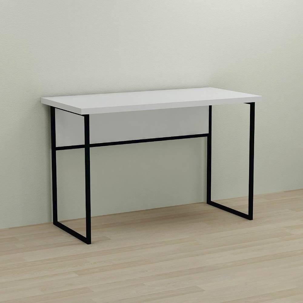 Компьютерный стол Ferrum-decor Коди ДСП 32 мм 75x140x70 см Черный/Белый (FRD-103786)
