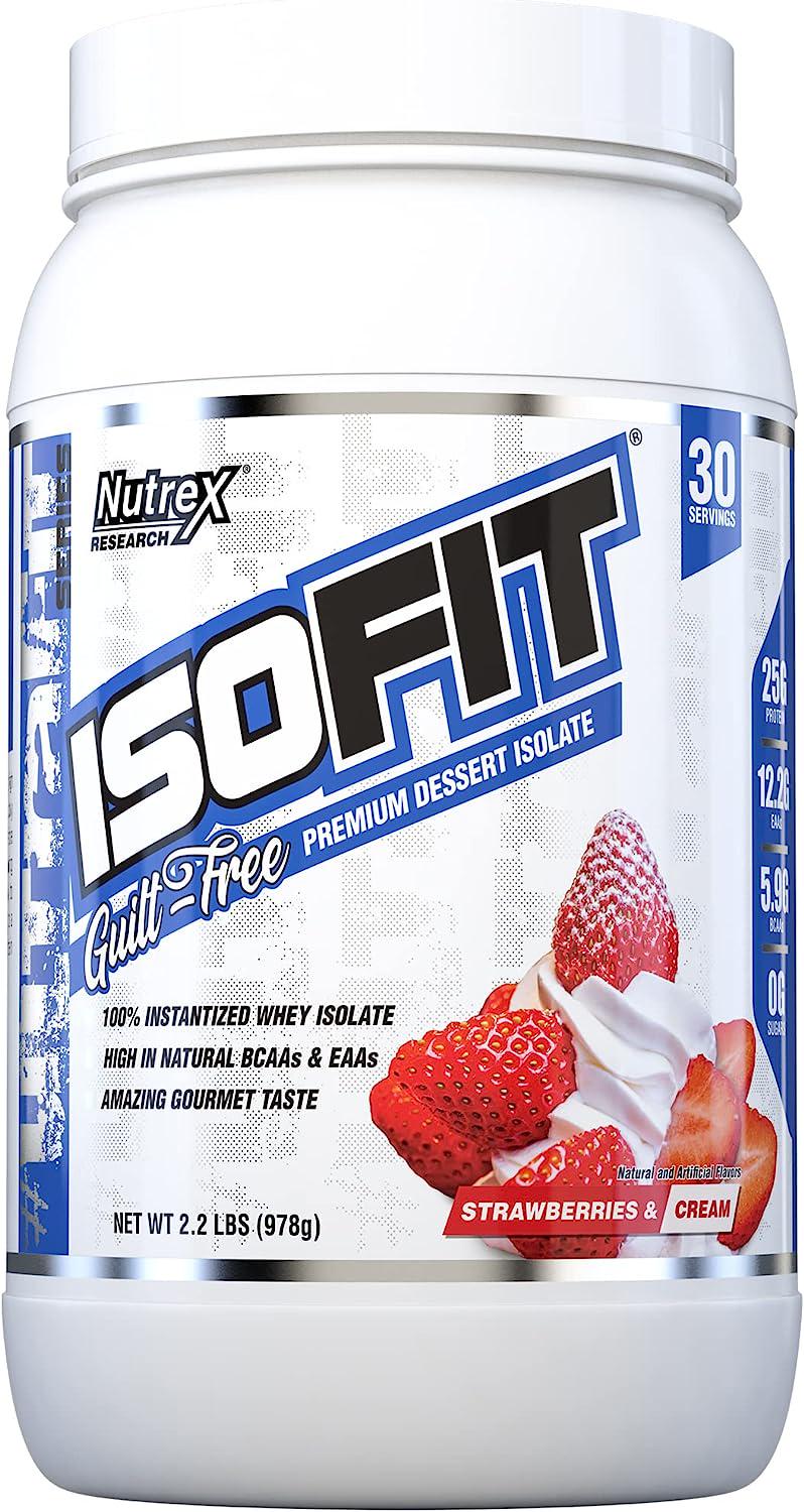 Протеин Nutrex Research IsoFit strawberry 978 г (00000038202)