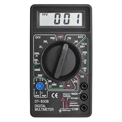 Тестер 830 В-2 10 А 200 Ом 1000V Black (3119)