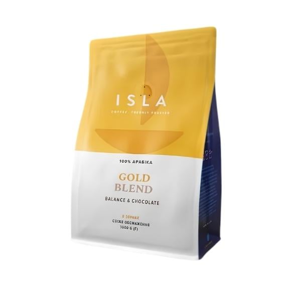 Кофе в зернах Isla GOLD BLEND 1 кг ящик 10 кг (opt11694)
