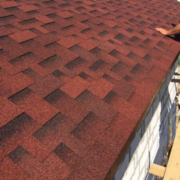 Битумная черепица Aquaizol Акцент ЭКО 3,0 м2 Красный (29636713) - фото 3