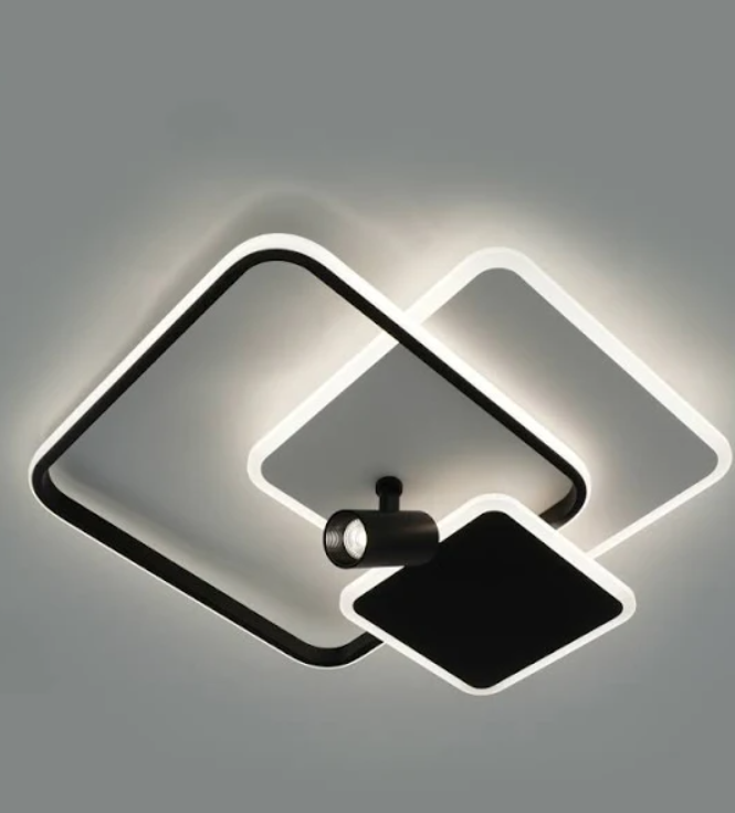 Люстра управляемая светодиодная ECLIPSE 3S 1LR 95W White/Black