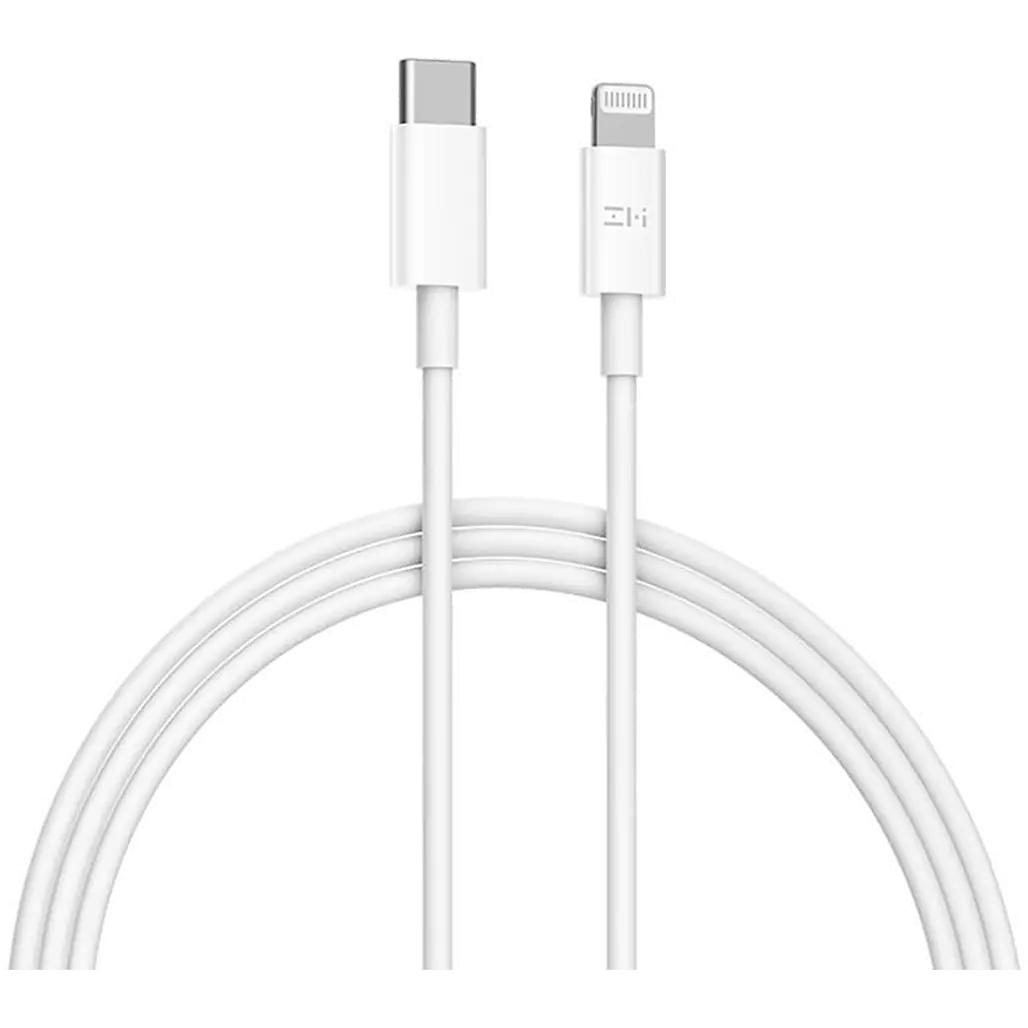 Кабель ZMi Cable Type-C to Lightning 2A 0,3 м AL871 White
